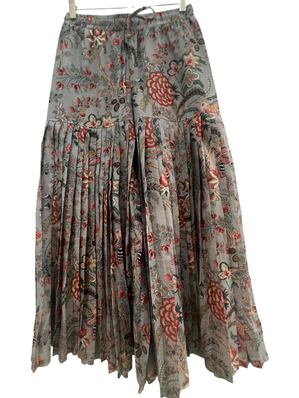 Mimosa Wide Leg Pants Cropped Drawstring Waist NWOT Floral Small OS